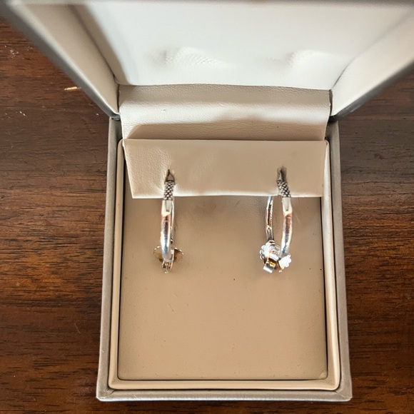 LAGOS Signature Caviar Beaded Hoop Earrings - Picture 7 of 8